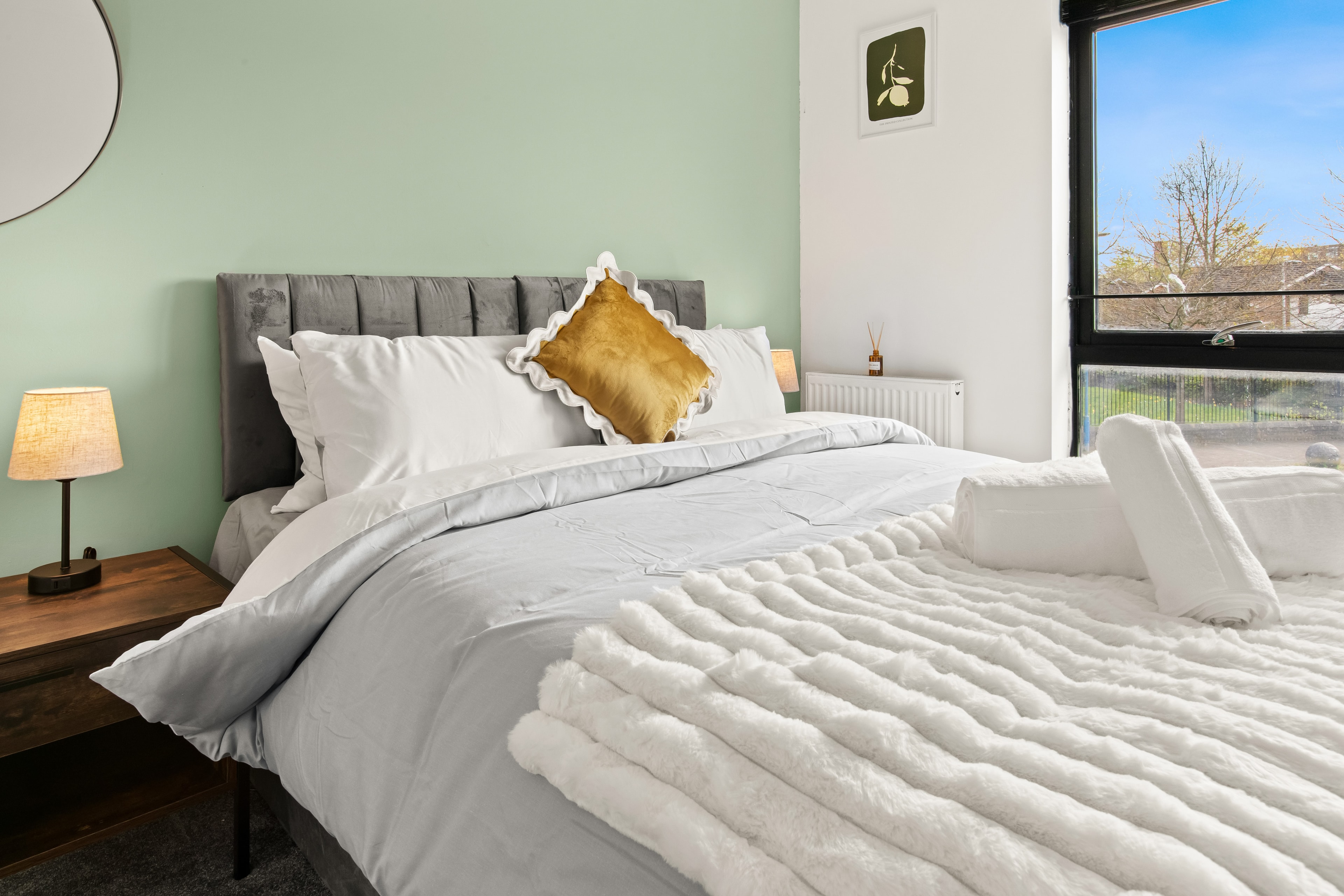 Comfortable temporary accommodation interior
