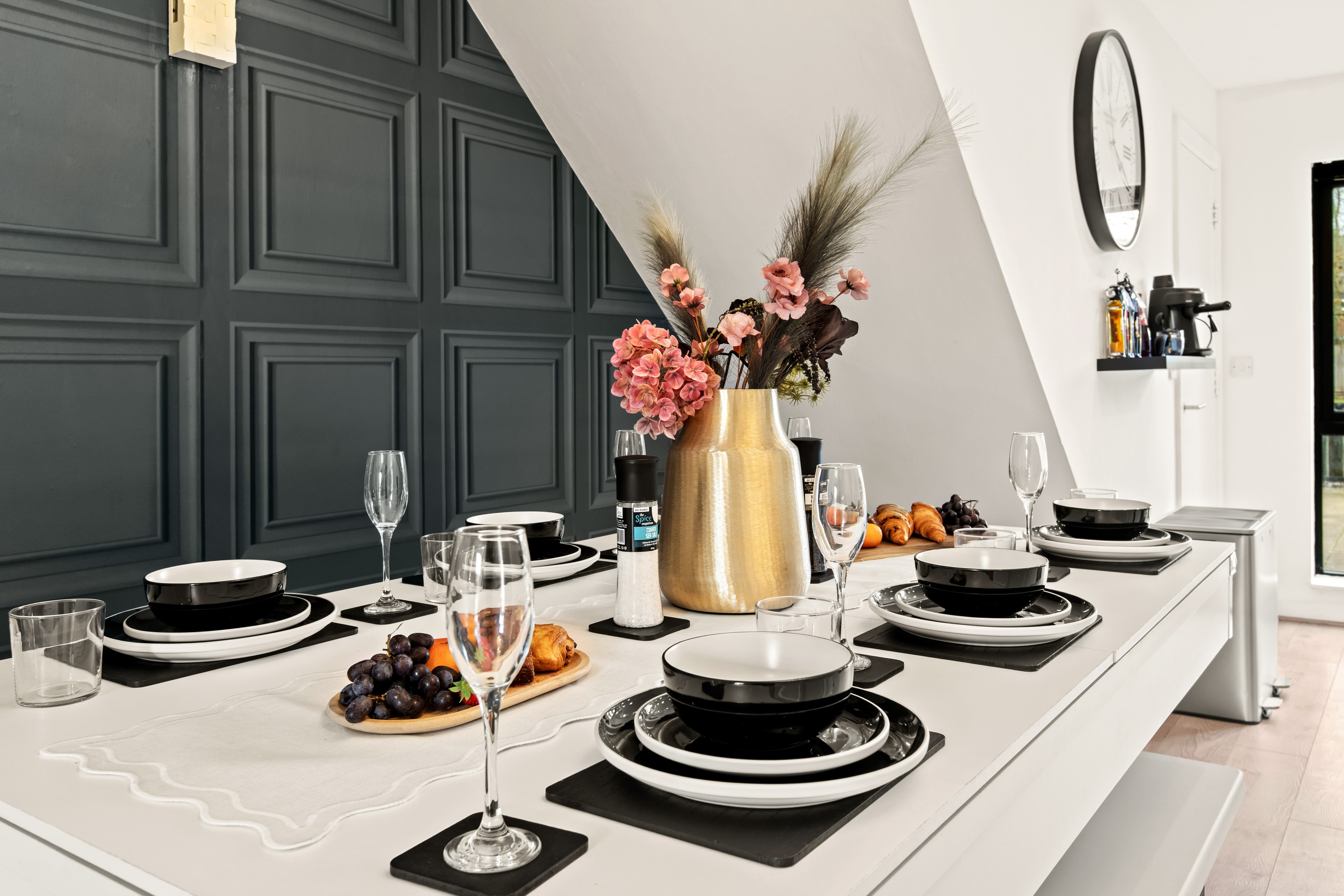 Well-equipped apartment interior